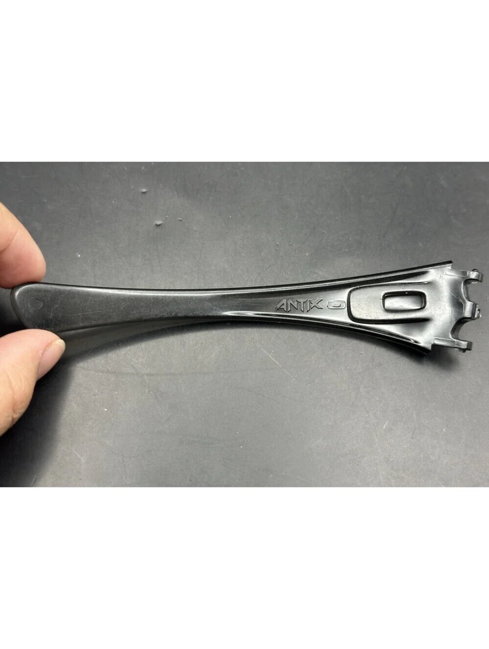Oakley Antix Grey Smoke OEM Left Replacement Arm (No Icon)